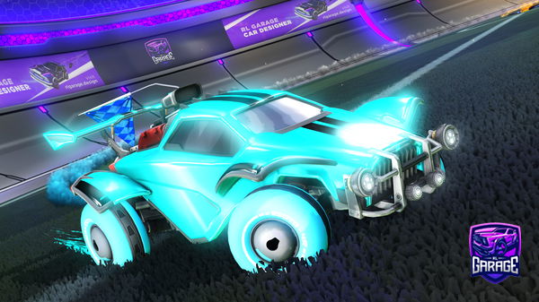 A Rocket League car design from Nugget_Monke