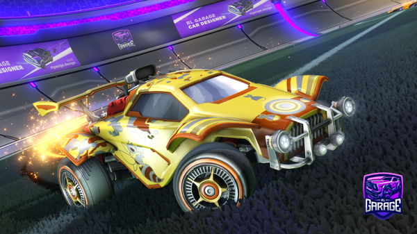 A Rocket League car design from ZapzzXD69
