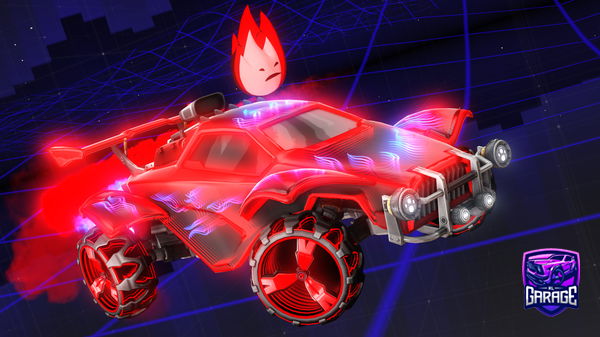 A Rocket League car design from irosario78