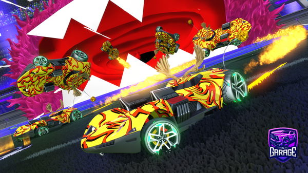 A Rocket League car design from kylemaker