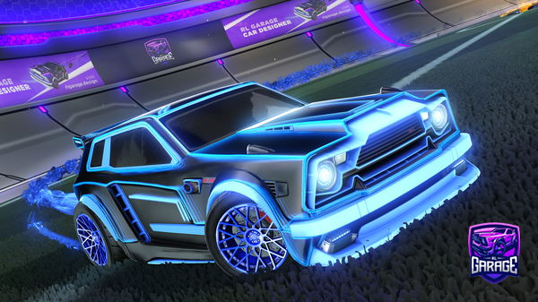 A Rocket League car design from MrPoisson