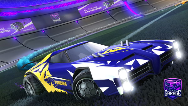 A Rocket League car design from Shooter48