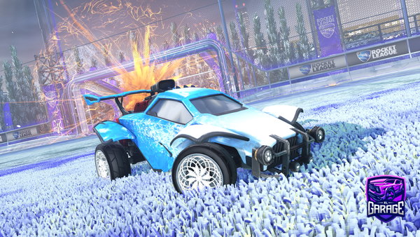 A Rocket League car design from vamosovic