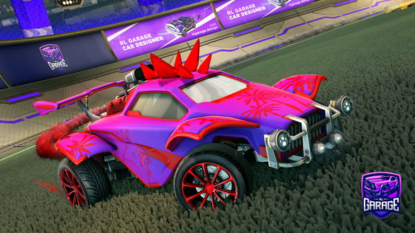 A Rocket League car design from zLowkeYz