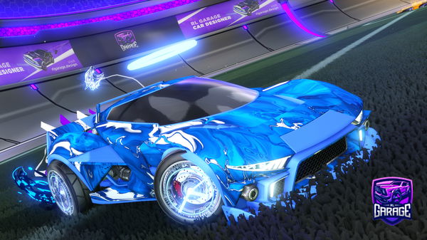 A Rocket League car design from Sprix