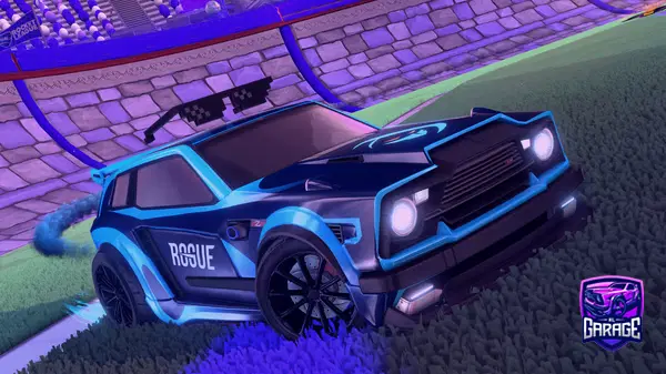 A Rocket League car design from PowerfulFlea441