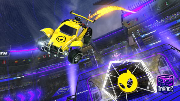 A Rocket League car design from Crayonzs