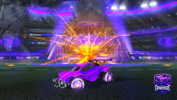 A Rocket League car design from MarsonTV