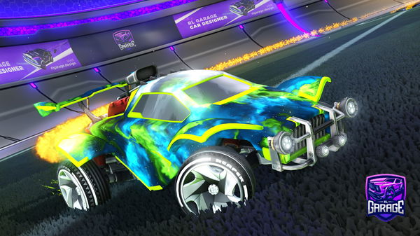 A Rocket League car design from danbow88