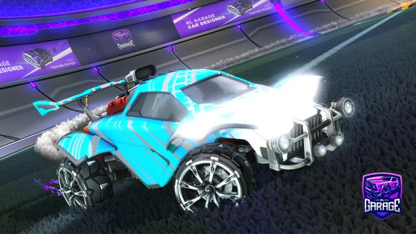A Rocket League car design from Tombear