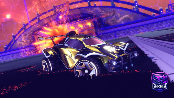 A Rocket League car design from MikoAlarmi