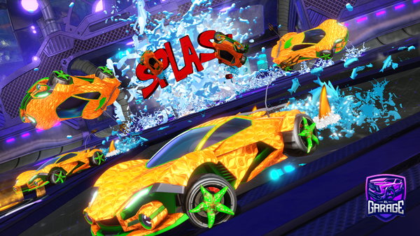 A Rocket League car design from TheAwesomeKid126