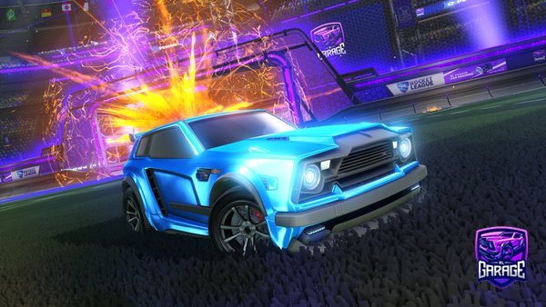 A Rocket League car design from Facupincha