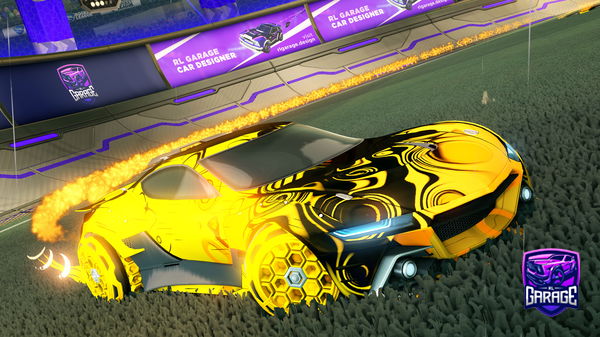 A Rocket League car design from Bellyy_Bean