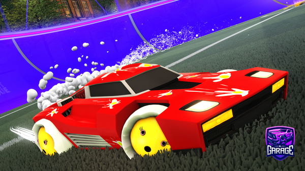 A Rocket League car design from Noxalymph