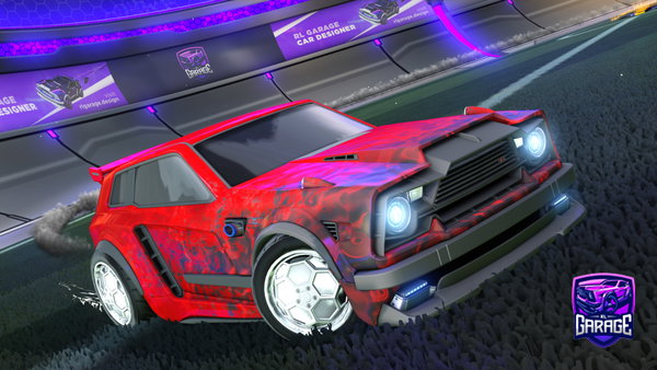A Rocket League car design from Jetgiox