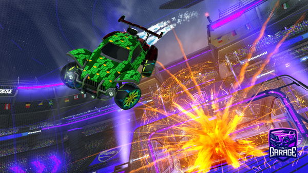 A Rocket League car design from DROW10