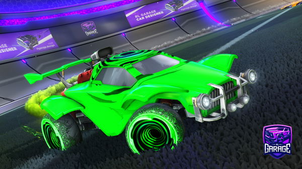 A Rocket League car design from Zelestixl