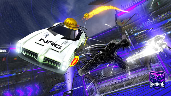 A Rocket League car design from mactufpulse3