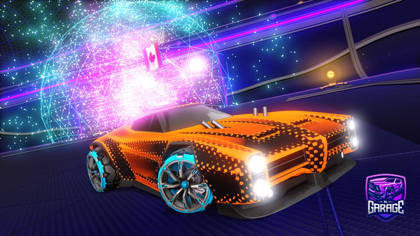 A Rocket League car design from Cryptonium90