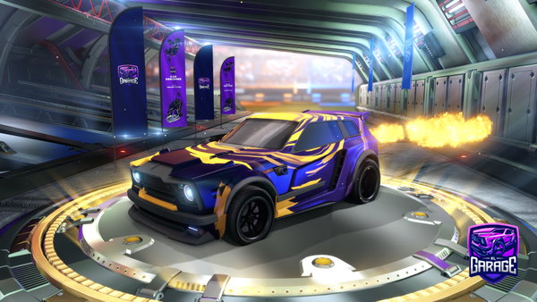 A Rocket League car design from Alphxzx