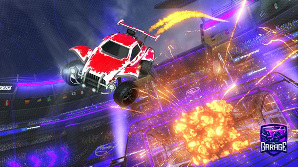 A Rocket League car design from furynfoff