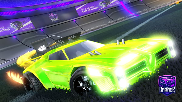 A Rocket League car design from zeferlikessushi