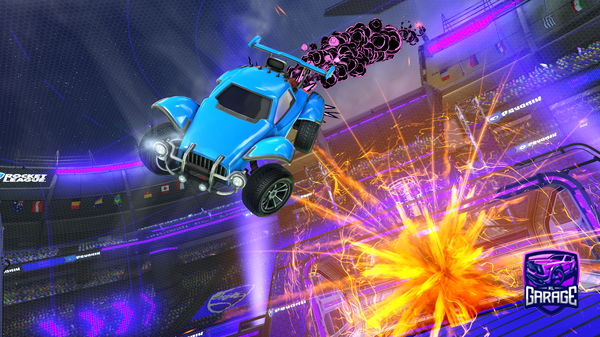 A Rocket League car design from AureliFish