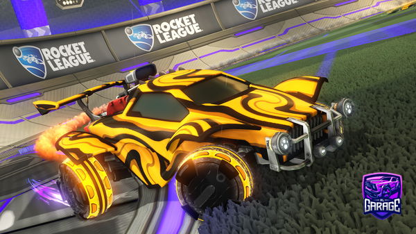 A Rocket League car design from Mixer_Headed