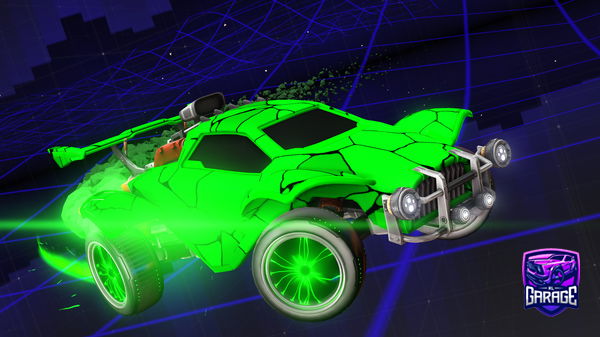 A Rocket League car design from Beastyboy624