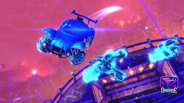 A Rocket League car design from 125Merk