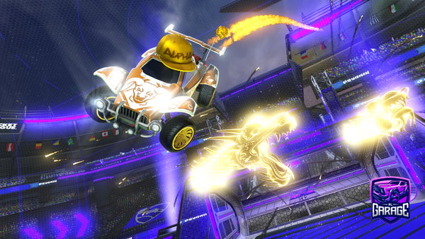 A Rocket League car design from goyogrippy