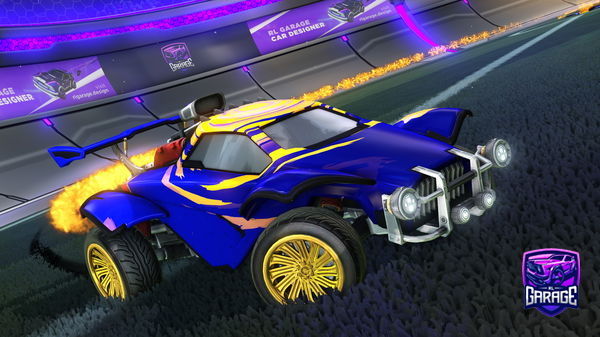 A Rocket League car design from HRY_1015