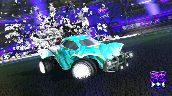 A Rocket League car design from Glowdylano