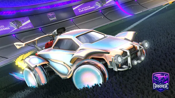 A Rocket League car design from Synxty