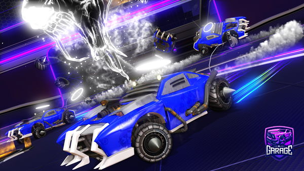 A Rocket League car design from Mylopro123