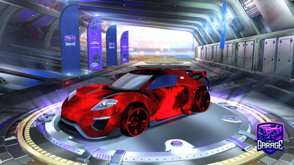 A Rocket League car design from oO0SilverHeelO0o