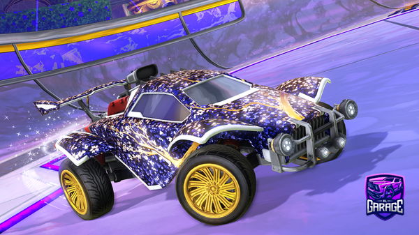 A Rocket League car design from CrmziYT