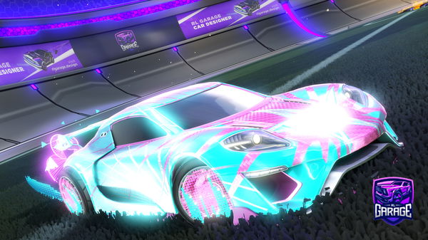 A Rocket League car design from CoolFox