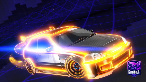 A Rocket League car design from Hyperventilation