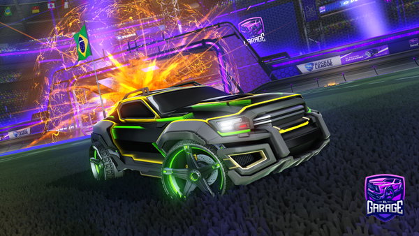A Rocket League car design from LeandroNunes