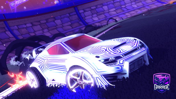 A Rocket League car design from Jacobwaza