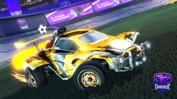 A Rocket League car design from FazeFuller