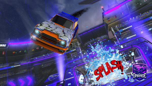 A Rocket League car design from XxRileythestream1