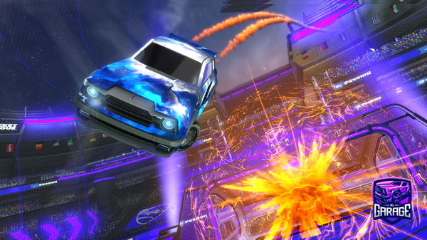 A Rocket League car design from hhyperr