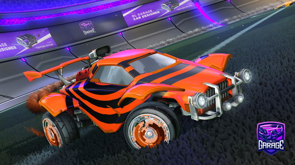 A Rocket League car design from drft_rl