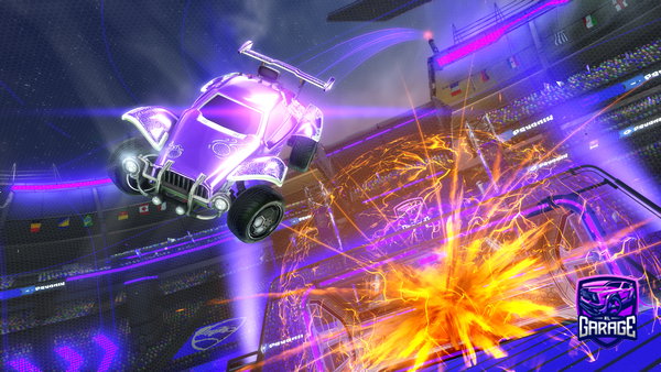 A Rocket League car design from oneidontwant