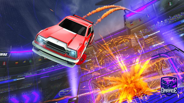 A Rocket League car design from enherror404