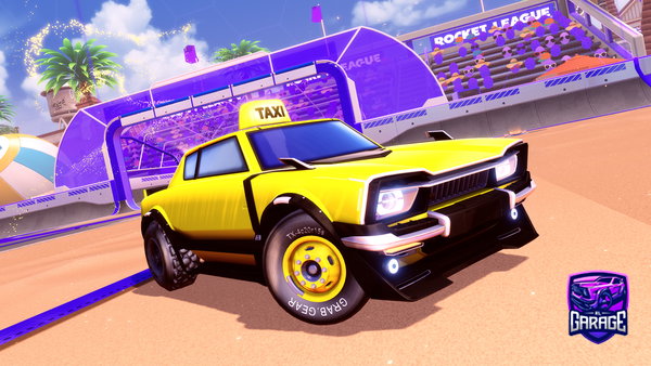 A Rocket League car design from TAAVI7802