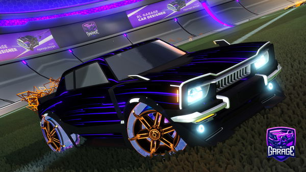 A Rocket League car design from SALOC1N